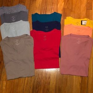 ❌❌SOLD❌❌Cotton V-neck t-shirts